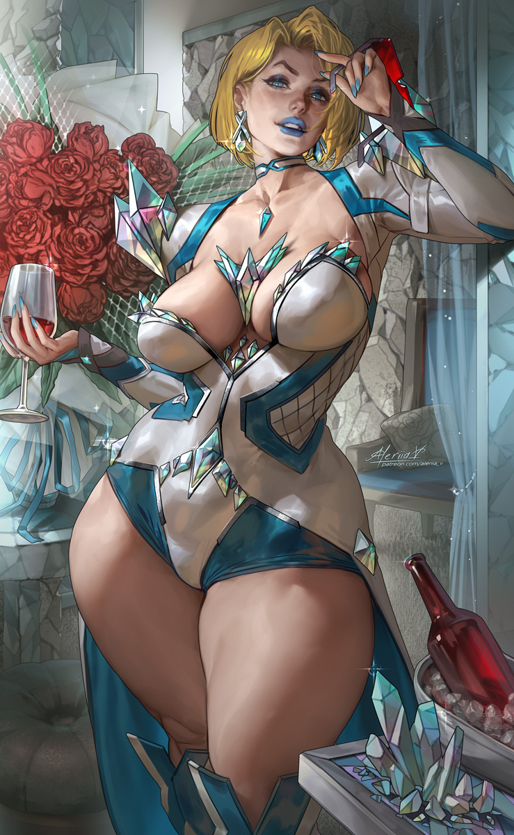 emma frost (marvel and 2 more) drawn by aleriia_v