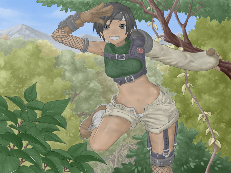 yuffie kisaragi (final fantasy and 1 more) drawn by 5tatsu