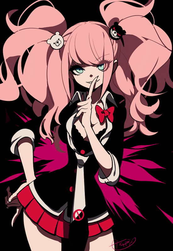 enoshima junko (danganronpa and 1 more) drawn by sameyama_jiro