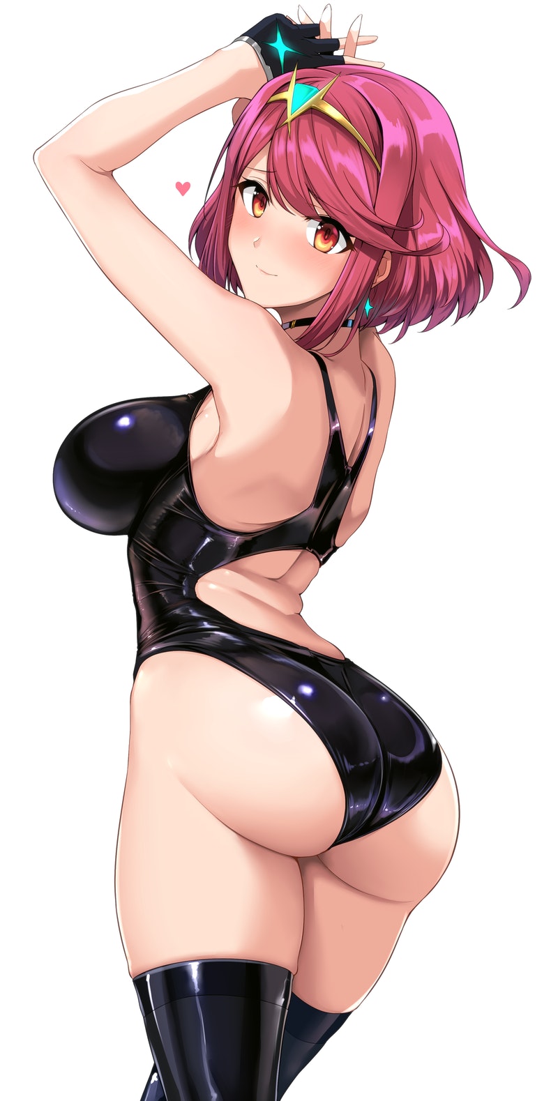 pyra (xenoblade chronicles and 1 more) drawn by halcon