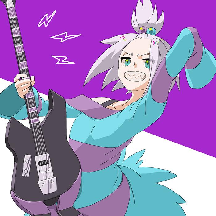 roxie (pokemon and 1 more) drawn by hachi_(hachi_hatch)