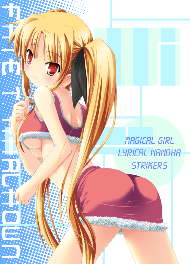 fate testarossa (lyrical nanoha and 1 more) drawn by nanase_yuuji