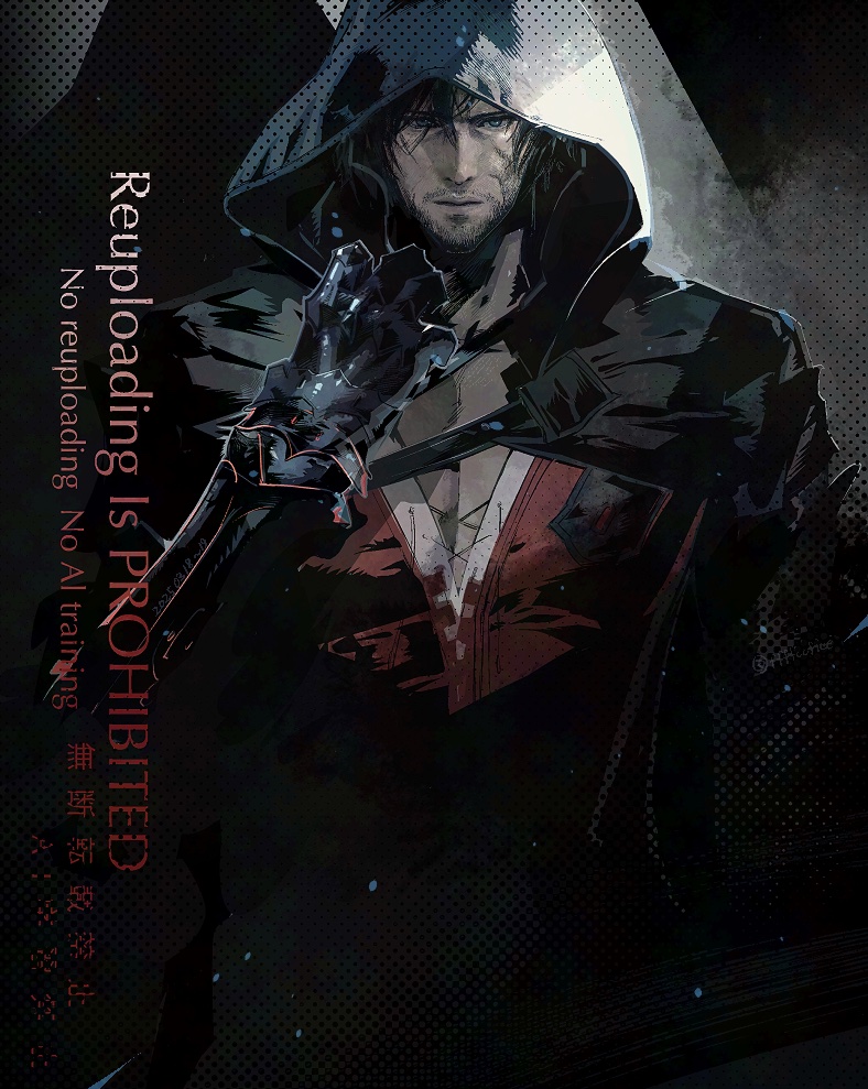 clive rosfield (final fantasy and 1 more) drawn by cofffee