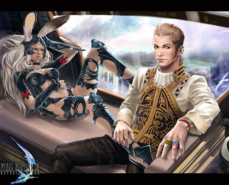 fran and balthier (final fantasy and 2 more) drawn by yagi_hikaru