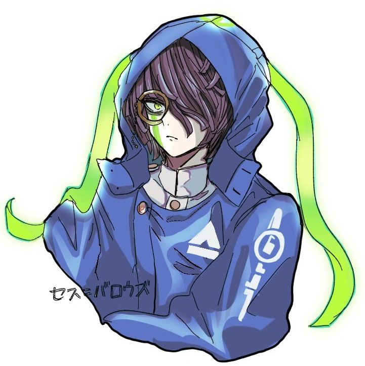 seth burroughs (master detective archives: rain code) drawn by ugen_(toparain)