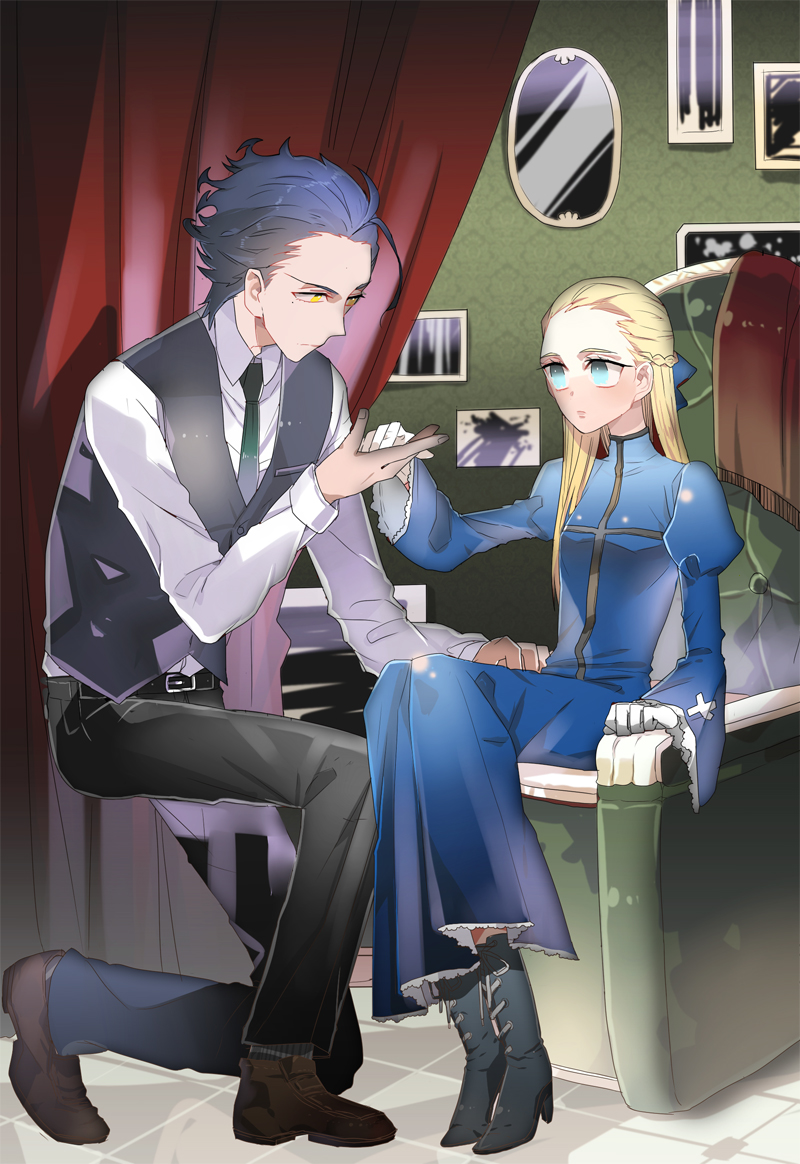 diarmuid ua duibhne and kayneth el-melloi archibald (fate and 1 more) drawn by orbe