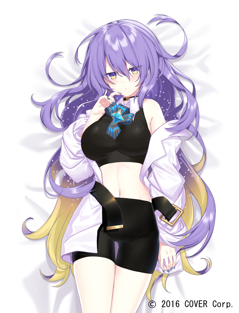 moona hoshinova (hololive and 1 more) drawn by nyori