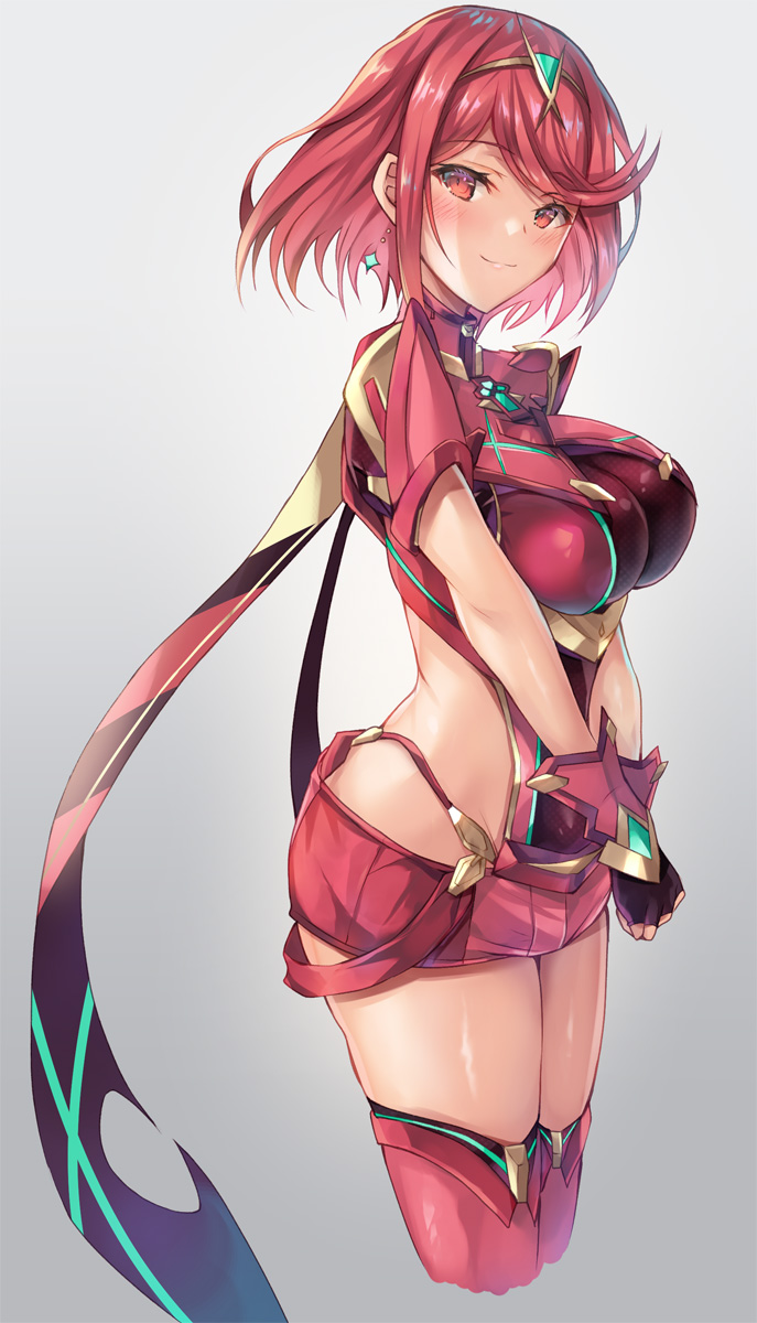 pyra (xenoblade chronicles and 1 more) drawn by inoue_takuya_(tactactak)