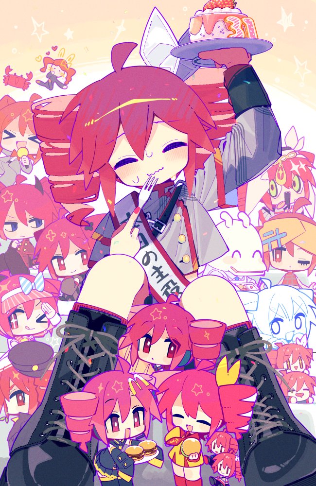 kasane teto (utau and 8 more) drawn by aoi_tsuyu