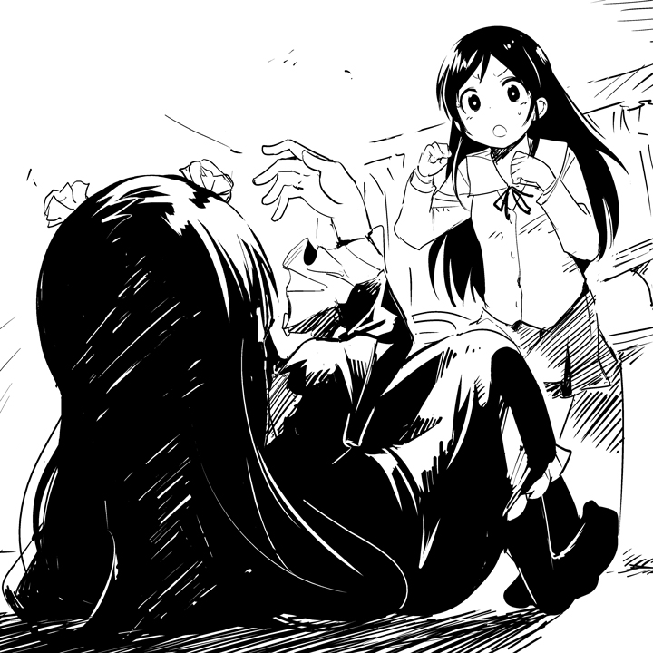 gokou ruri and aragaki ayase (ore no imouto ga konna ni kawaii wake ga nai) drawn by watarai_keiji