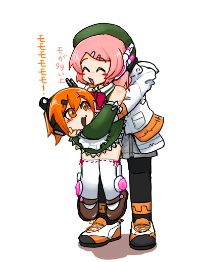 adachi rei and momone momo (utau and 1 more) drawn by saruyama_ushirou