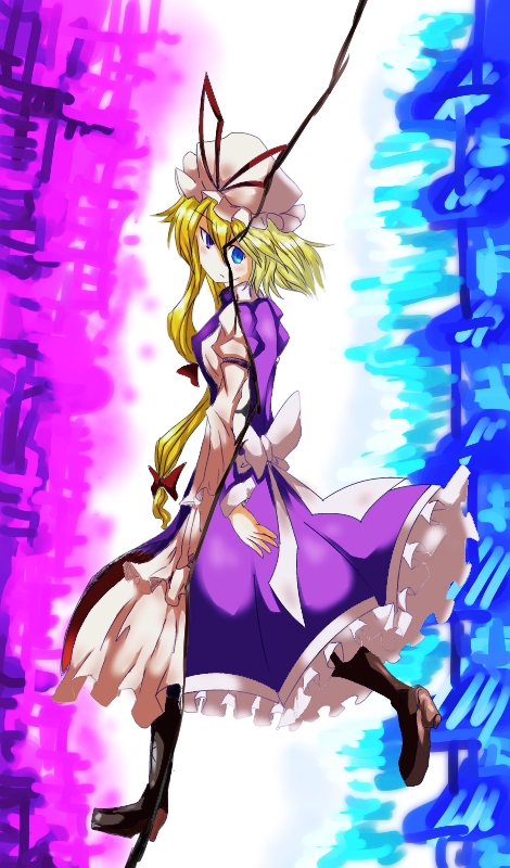 yakumo yukari and maribel hearn (touhou) drawn by takatsuki_nato
