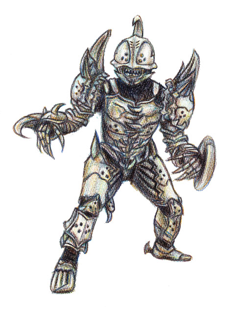 scorpio worm (kamen rider and 1 more) drawn by konmurai