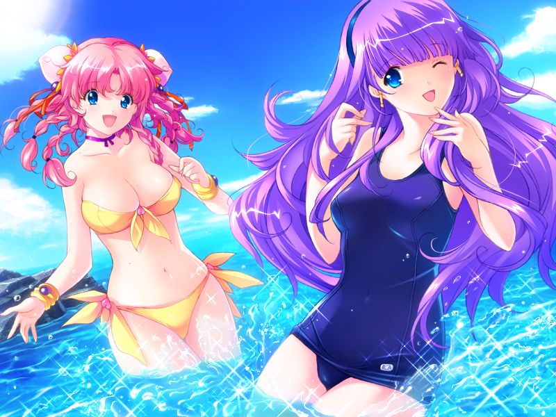 erina batch and tenten (galzoo island) drawn by min-naraken
