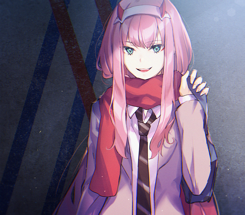 zero two (darling in the franxx) drawn by nagu