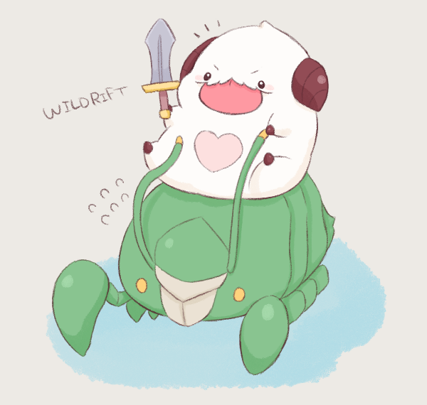 poro and scuttle crab (league of legends) drawn by 7mb_yut