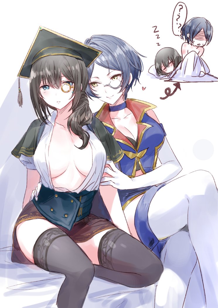 sagisawa fumika and hayami kanade (idolmaster and 1 more) drawn by romi_(346_ura)