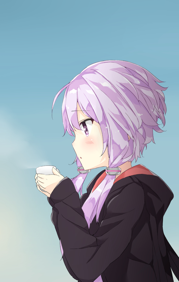 yuzuki yukari (vocaloid and 1 more) drawn by kamioka_shun'ya