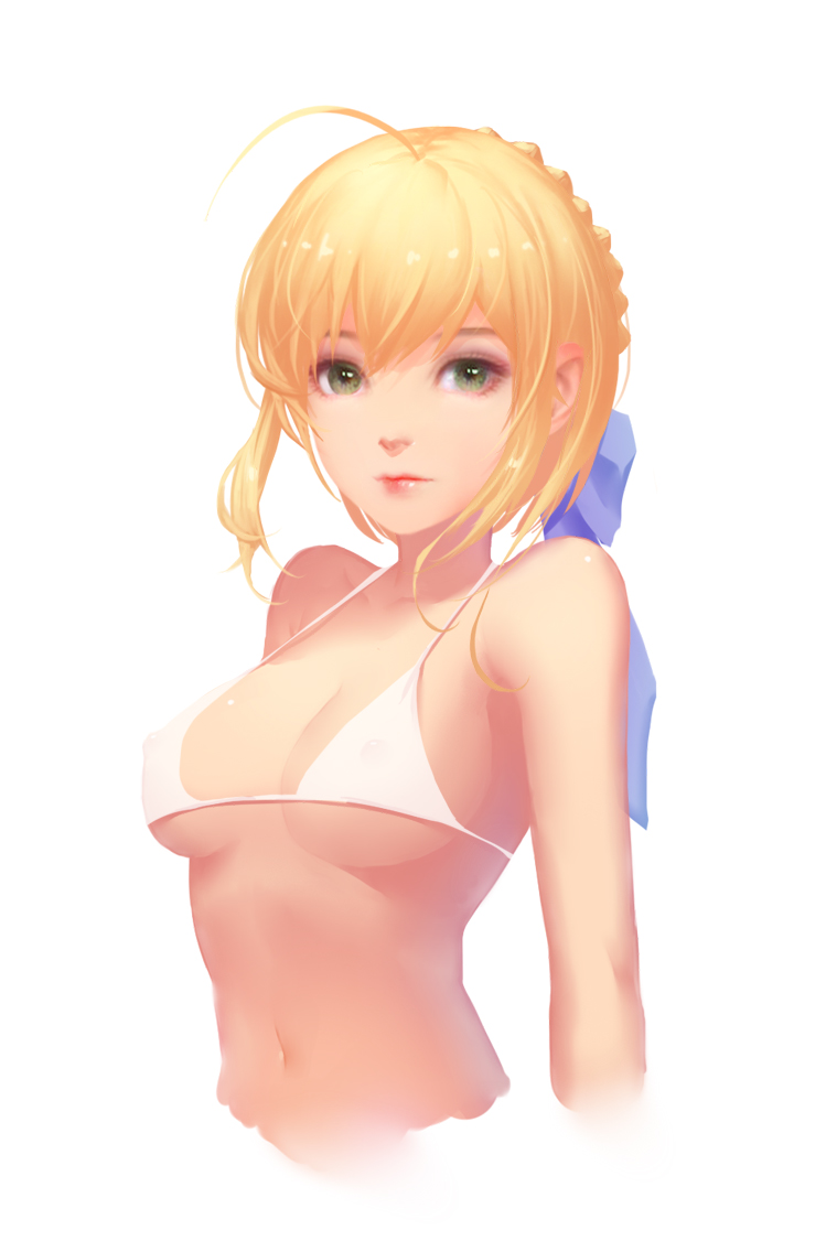 artoria pendragon and saber (fate and 2 more) drawn by xion32