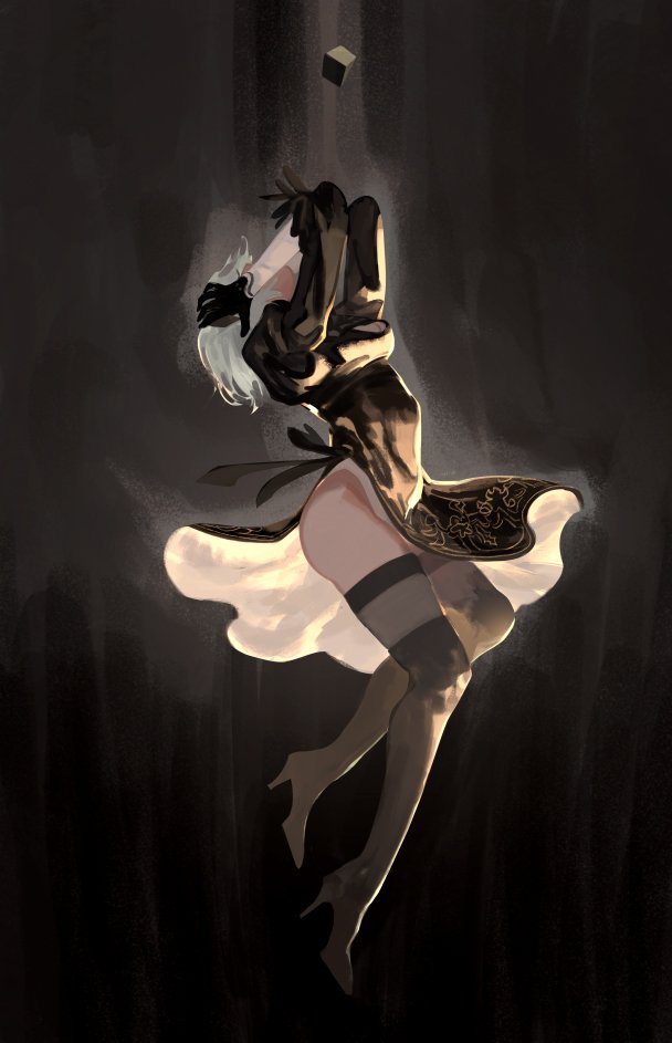 2b (nier and 1 more) drawn by amei_zhao