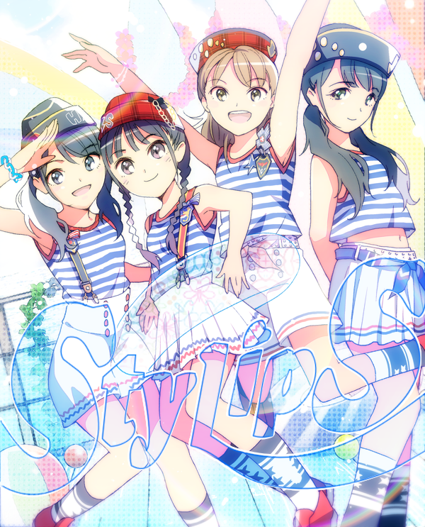ogura yui, ishihara kaori, matsunaga maho, and noto arisa (real life and 1 more) drawn by riyo_(riyontoko)