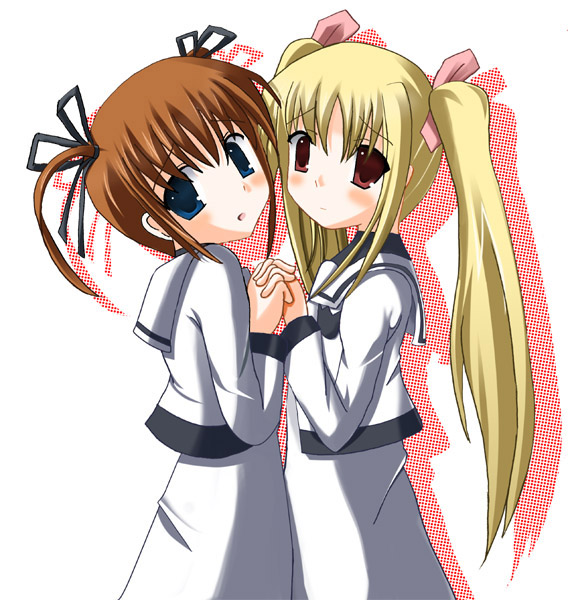 fate testarossa and takamachi nanoha (lyrical nanoha and 1 more)