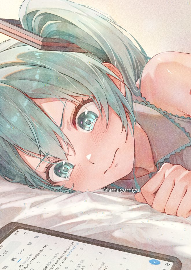 hatsune miku (vocaloid and 1 more) drawn by amayomiyu