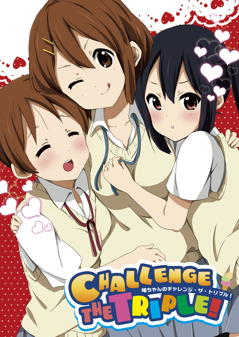 nakano azusa, hirasawa yui, and hirasawa ui (k-on!) drawn by ragho_no_erika