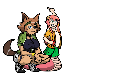 polt and mika (original and 1 more) drawn by janusjan