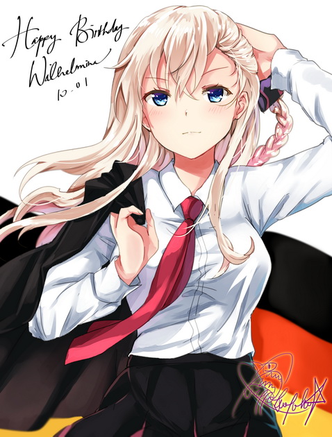 wilhelmina braunschweig ingenohl friedeburg (high school fleet) drawn by gleision_adain
