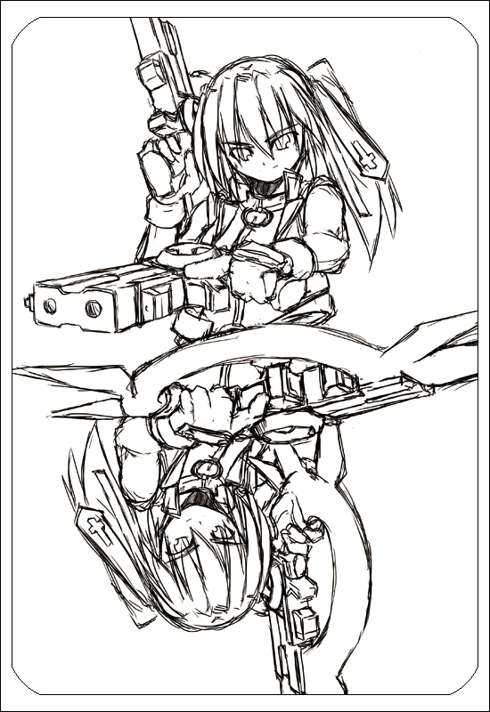 teana lanster and cross mirage (lyrical nanoha and 1 more) drawn by yuuka_(o.t.kingdom)