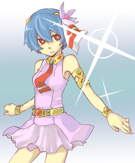 ayanami rei and nia teppelin (neon genesis evangelion and 2 more) drawn by taraku