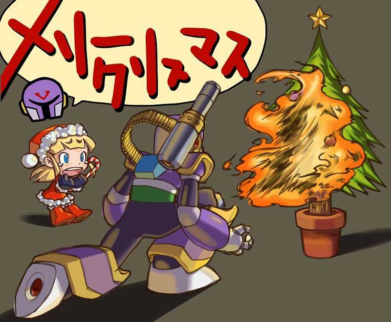 roll and vile (mega man and 2 more) drawn by kin_niku