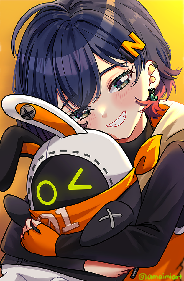 belle and eous (zenless zone zero) drawn by amaimi