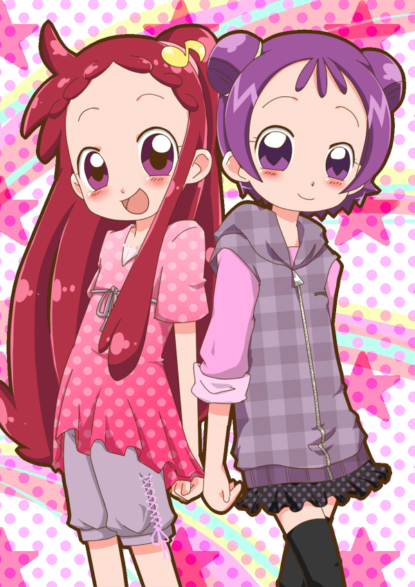 harukaze doremi and segawa onpu (ojamajo doremi) drawn by kawadakawada