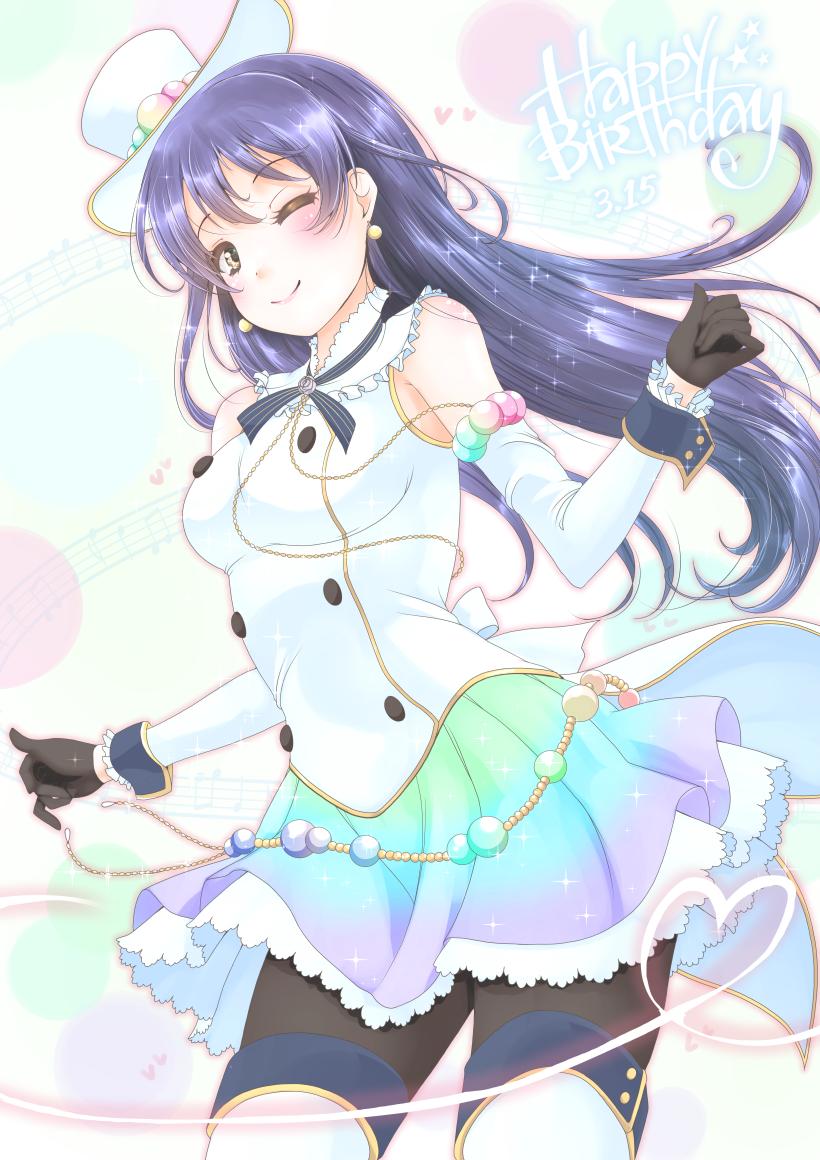 sonoda umi (love live! and 2 more) drawn by frapowa