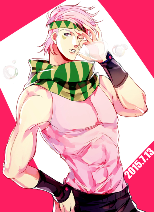 caesar anthonio zeppeli (jojo no kimyou na bouken and 1 more) drawn by rena_(renasight)