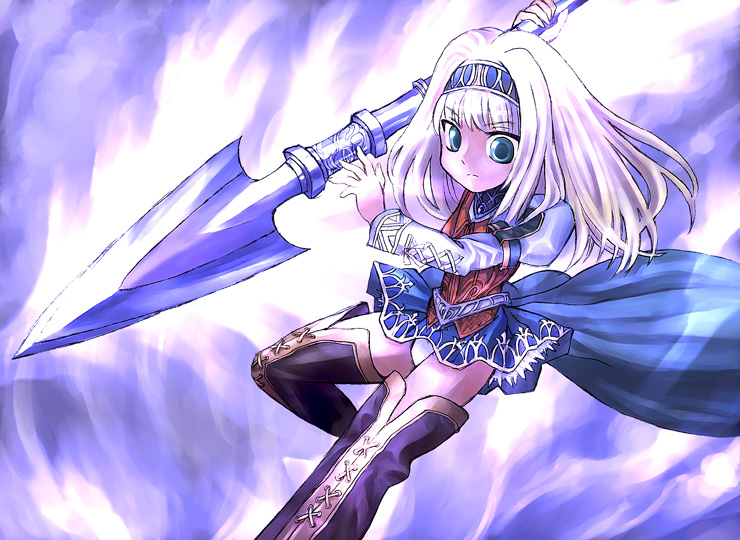 alicia (valkyrie profile and 1 more) drawn by kouno_hikaru