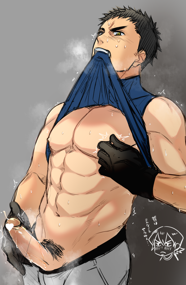 yuuki tetsuya and isashiki jun (ace of diamond) drawn by hifumi_(3b_x)