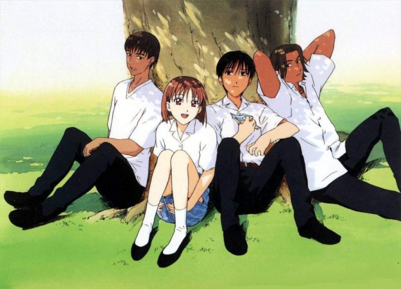 miyazawa yukino, arima souichirou, asaba hideaki, and tonami takefumi (kareshi kanojo no jijou)
