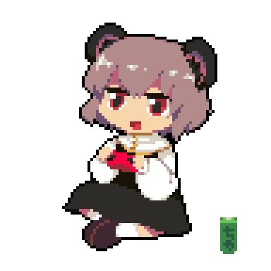nazrin and nyon (touhou and 1 more) drawn by parupunte_(nicoseiga51964270)