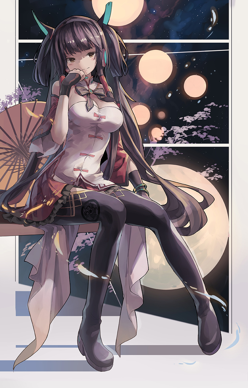 amasaki kagin (vocaloid and 1 more) drawn by huanxiang_huifeng