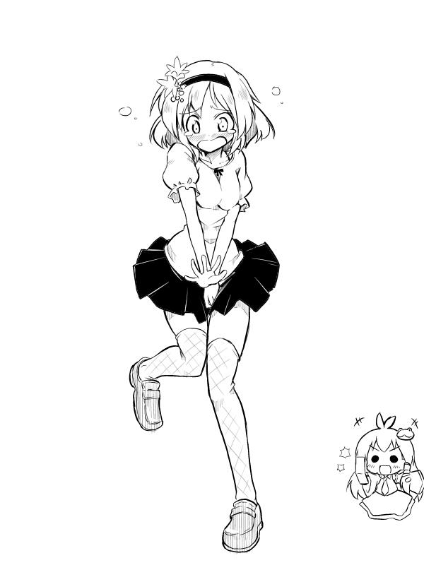 kochiya sanae and yasaka kanako (touhou) drawn by futa_(nabezoko)