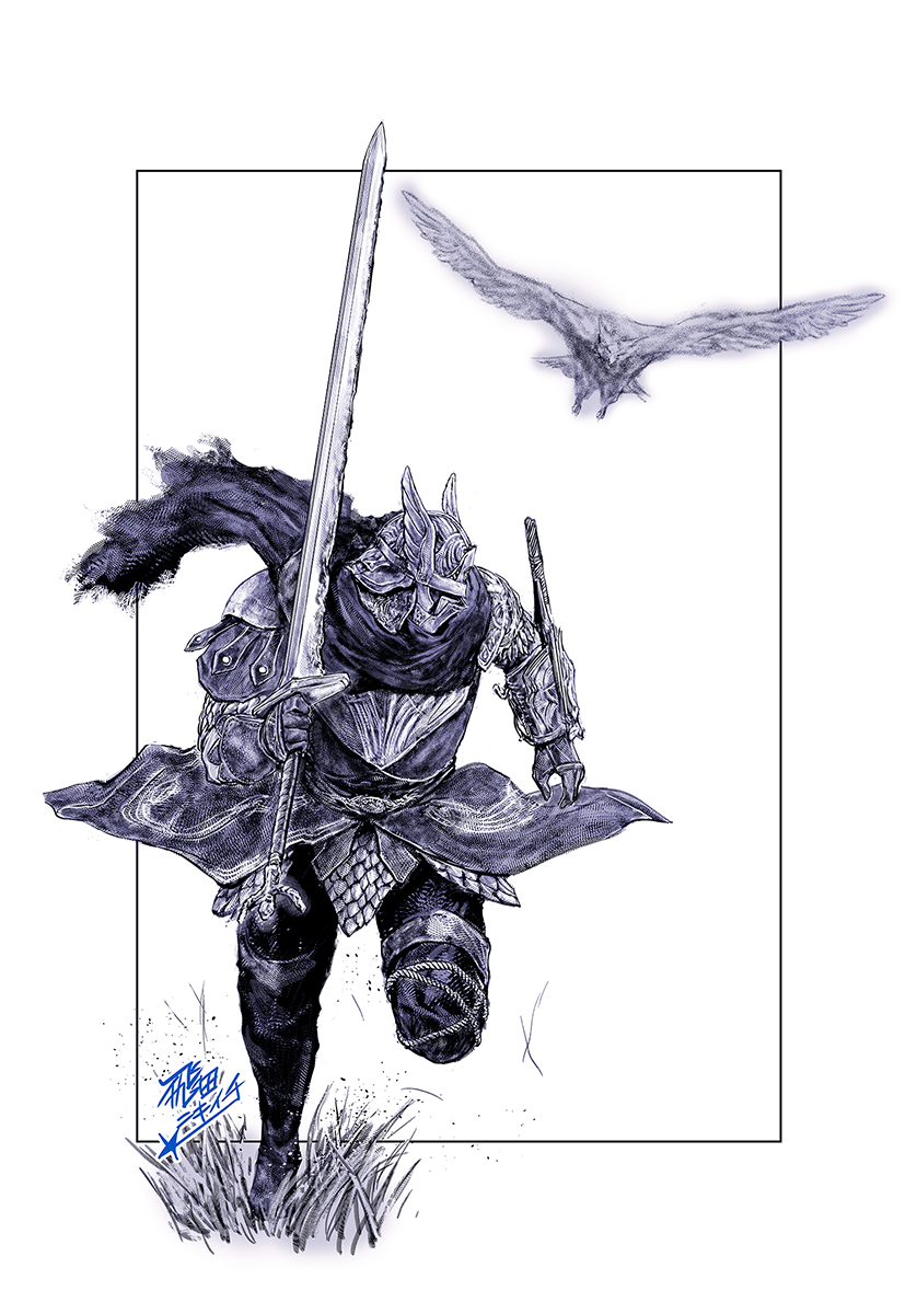 wylder (elden ring and 1 more) drawn by tobita_nikiichi