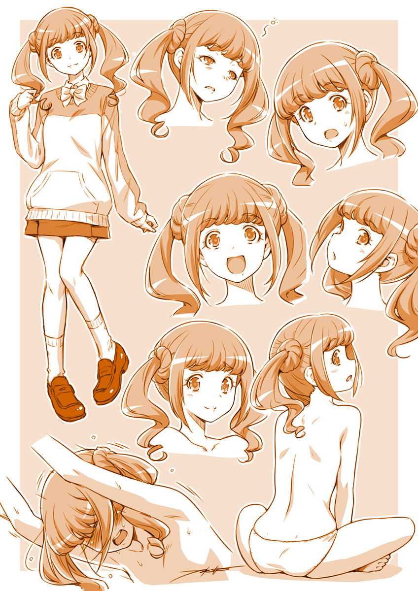 hiramitsu hinata (precure and 1 more) drawn by kazuma_muramasa