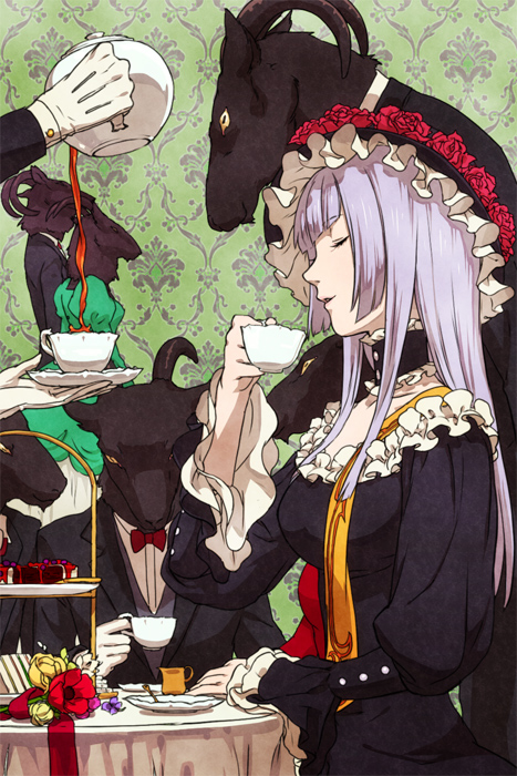 virgilia and goatman (umineko no naku koro ni) drawn by egawa_satsuki