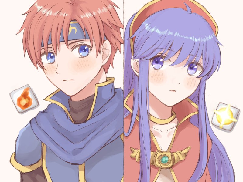 roy and lilina (fire emblem and 1 more) drawn by wspread