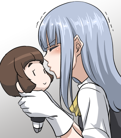 myoukou and hatsukaze (kantai collection) drawn by minarai_zouhyou