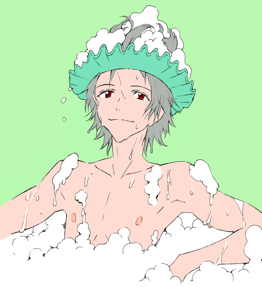nagisa kaworu (neon genesis evangelion) drawn by chocolate_sable