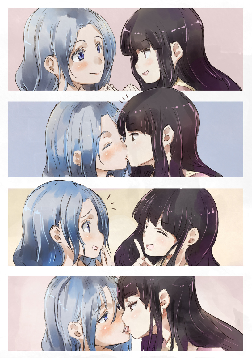 houraisan kaguya and yagokoro eirin (touhou) drawn by yohane